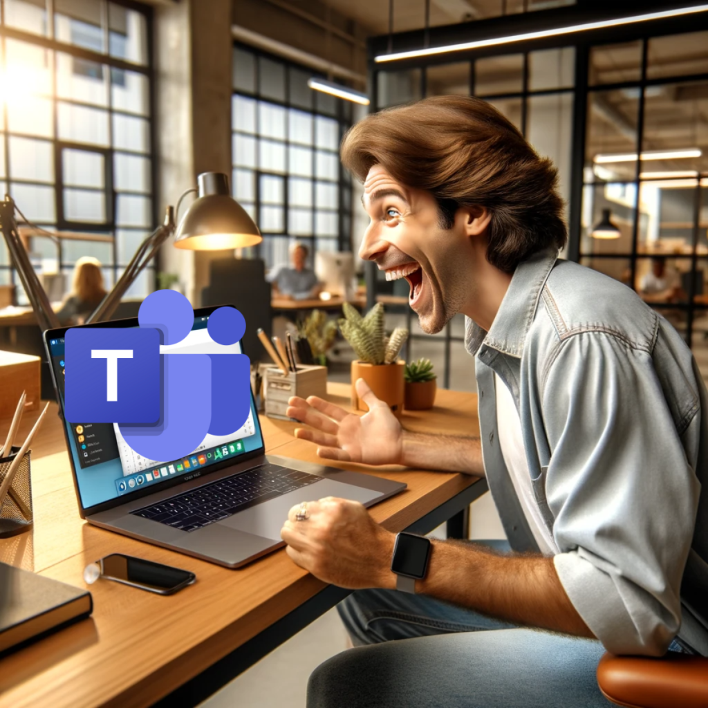Mac User Excited for Teams